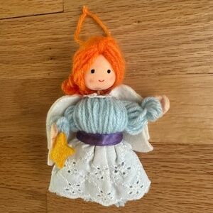 American Greetings 1983 Yarn Angel Christmas Ornament